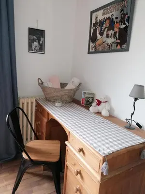 Un ou plusieurs lits dans un hébergement de l'établissement Mme Teurtroy, Chambres d'Hôtes La Prairie