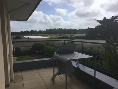 Balcon ou terrasse dans l'établissement Les sables