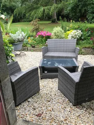 Jardin de l'établissement Auberge de Keranden