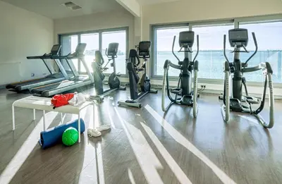 Salle ou équipements de sports de l'établissement Hôtel Valdys Thalasso & Spa - Beau rivage