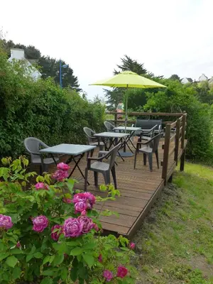 Jardin de l'établissement Hôtel-Relais De Trefeuntec