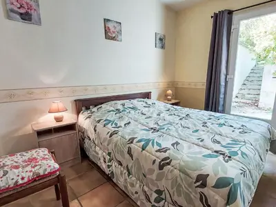 Un ou plusieurs lits dans un hébergement de l'établissement Holiday Home Pors Ar Goff by Interhome