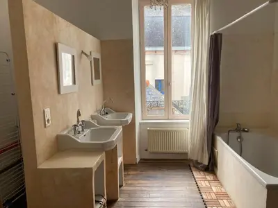 Salle de bains dans l'établissement T2 Quartier du Rosmeur