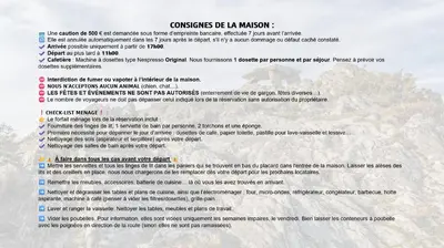 Plan de l'établissement Maison de la Roche du Feu jusqu'à 12 personnes