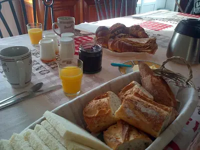 Nourriture dans la maison d'hôtes ou à proximité