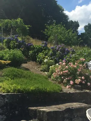 Jardin de l'établissement Gite avec vue dominante