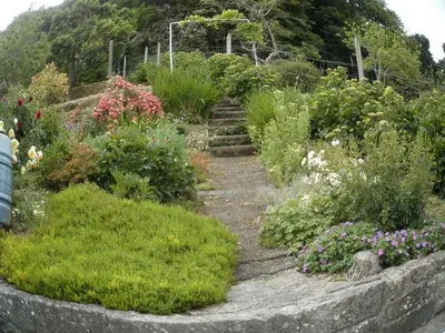 Jardin de l'établissement Gite avec vue dominante