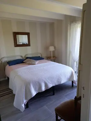 Un ou plusieurs lits dans un hébergement de l'établissement Ferienhaus Cottage Maison typique
