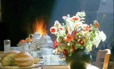 Nourriture dans la maison d'hôtes ou à proximité