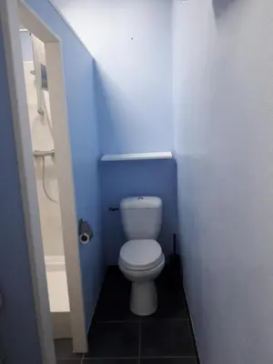 Salle de bains dans l'établissement Le Prat - Santec
