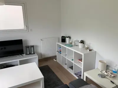 Télévision ou salle de divertissement dans l'établissement Maison Jardin De La Baie - Parking - Jardin Clos - Douarnenez