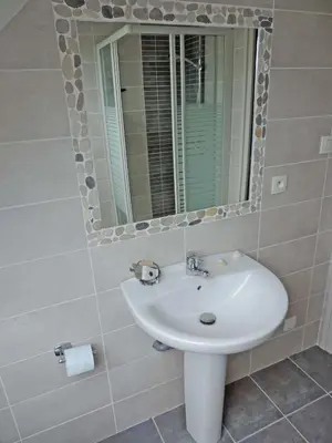 Salle de bains dans l'établissement Maison 