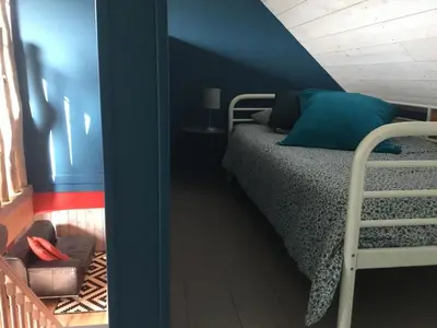 Un ou plusieurs lits dans un hébergement de l'établissement La vieille ferme