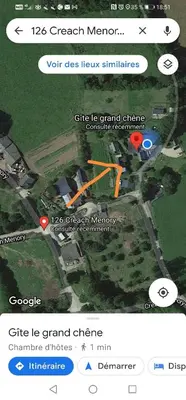 Plan de l'établissement Le Gîte 