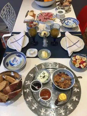 Nourriture dans le B&B/chambre d'hôtes ou à proximité