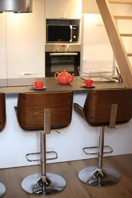 Cuisine ou kitchenette dans l'établissement Hyper centre 50m Mer