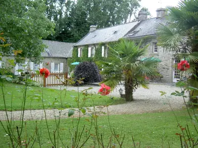 Jardin de l'établissement Le Relais de Porz Morvan