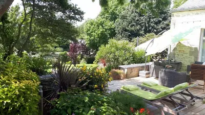 Jardin de l'établissement Le Vieux Couvent & SPA