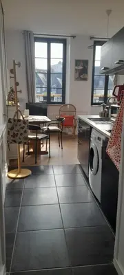 Cuisine ou kitchenette dans l'établissement Le secret d'Oscar & la fantaisie de Jean