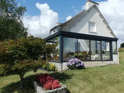 Jardin de l'établissement Maison de Campagne en Centre Finistère