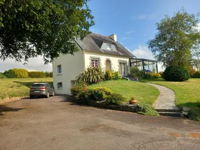Jardin de l'établissement Maison de Campagne en Centre Finistère