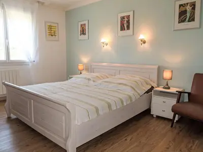 Un ou plusieurs lits dans un hébergement de l'établissement Holiday Home Reve de Mer by Interhome