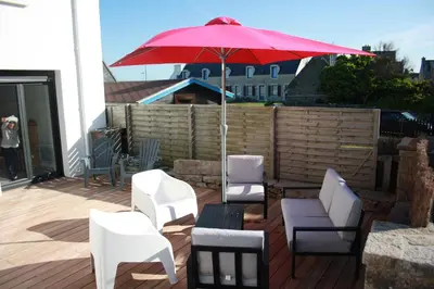 Terrasse ou espace extérieur de l'établissement Maison de Poul Briel