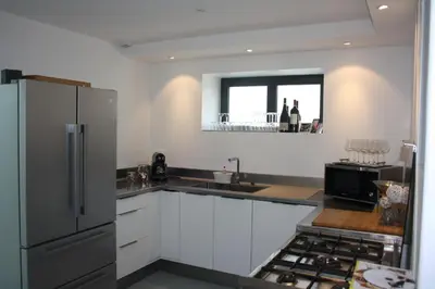 Cuisine ou kitchenette dans l'établissement Maison de Poul Briel