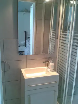 Salle de bains dans l'établissement Maison Jonela