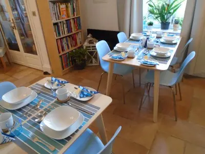 Coin salon dans l'établissement Maison Jonela