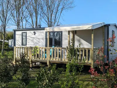 Jardin de l'établissement Camping de Lanven