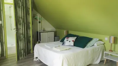 Un ou plusieurs lits dans un hébergement de l'établissement Maison Ti ar raniged