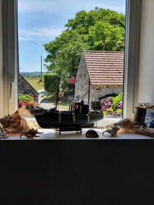 Balcon ou terrasse dans l'établissement La ferme de Lec'h Hameury