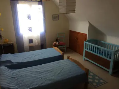 Un ou plusieurs lits dans un hébergement de l'établissement aux 2 oies