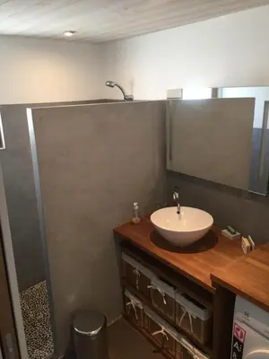 Salle de bains dans l'établissement Villa Penfret - 20 meters from the beach