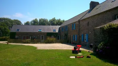 Jardin de l'établissement La Clé Des Champs des Abers