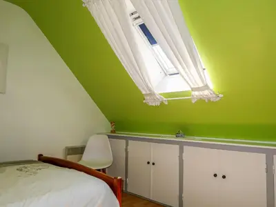 Un ou plusieurs lits dans un hébergement de l'établissement Apartment Ty Ménez by Interhome