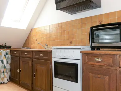 Cuisine ou kitchenette dans l'établissement Apartment Ty Ménez by Interhome