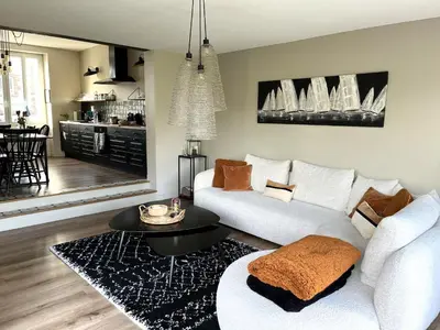 Cuisine ou kitchenette dans l'établissement BENODET - Maison plage à pied - 4 chambres