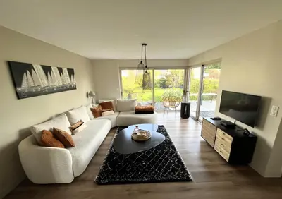 Coin salon dans l'établissement BENODET - Maison plage à pied - 4 chambres