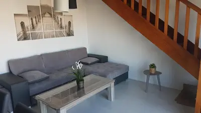 Coin salon dans l'établissement Roscoff Les Duons