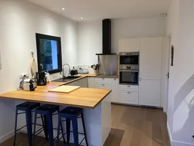 Cuisine ou kitchenette dans l'établissement Ker Nany
