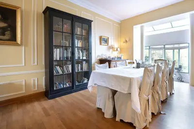 Bibliothèque dans le B&B/chambre d'hôtes