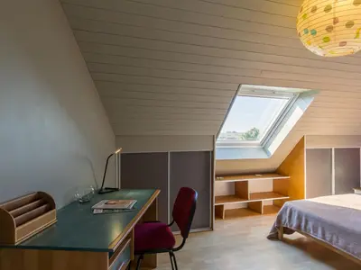 Un ou plusieurs lits dans un hébergement de l'établissement Holiday Home Villa Panorama Mer by Interhome