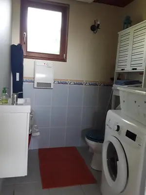 Salle de bains dans l'établissement Ménez ar Broc'h