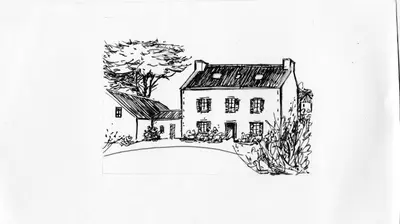Bâtiment de le B&B/chambre d'hôtes