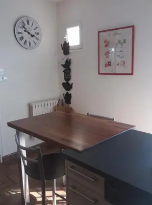 Plan de l'établissement Maison classée 3 étoiles, grand jardin clos au calme Proche centre ville, 10 min des plages