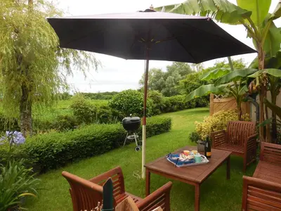 Jardin de l'établissement Chambre d'hôtes proche de Brest et Landerneau
