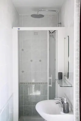 Salle de bains dans l'établissement Maison Boulvern