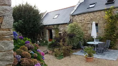 Jardin de l'établissement La Ferme de Kerhors